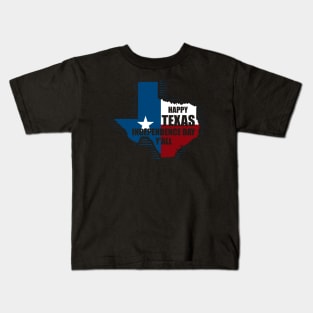 Happy Texas Independence day Kids T-Shirt